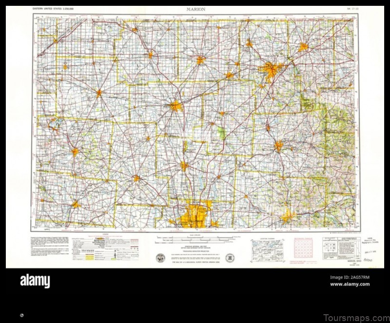 Map of Marion United States