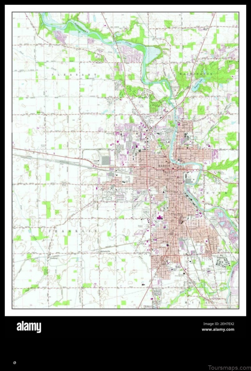 Map of Marion United States