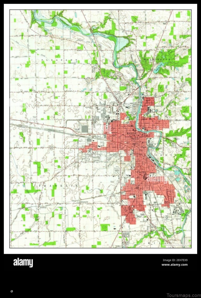 Map of Marion United States