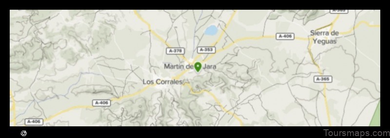 Map of Martín de la Jara Spain