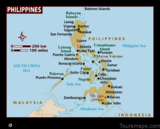 Map of Masaya Sur Philippines