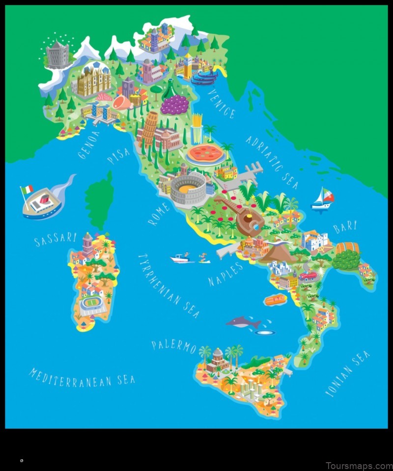 Map of Maugeri Italy