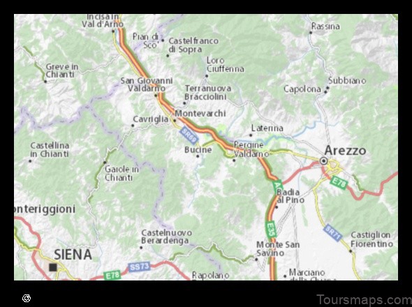 Map of Migliarina Italy