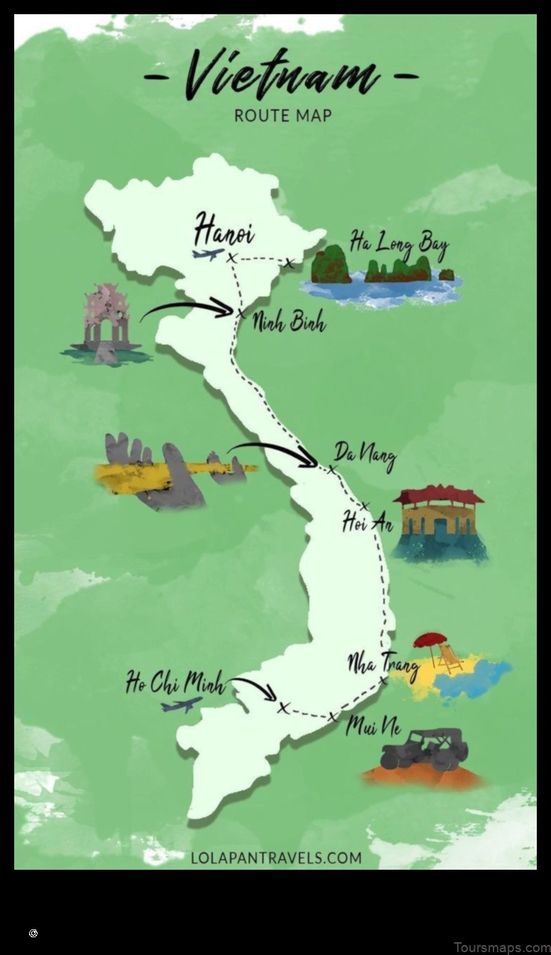 Map of Minh Long Viet Nam