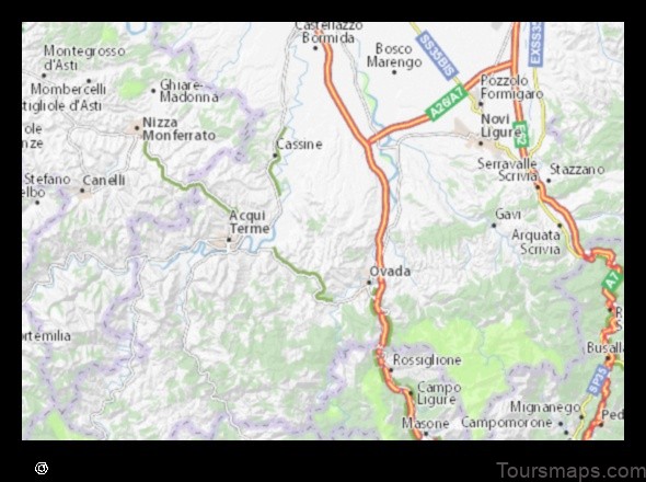 explore montaldo bormida italy with this detailed map