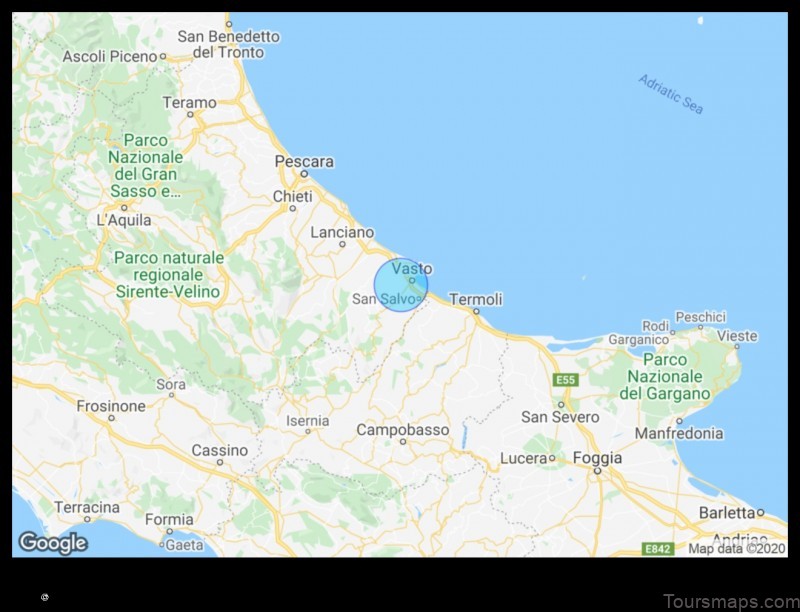 Map of Monteodorisio Italy