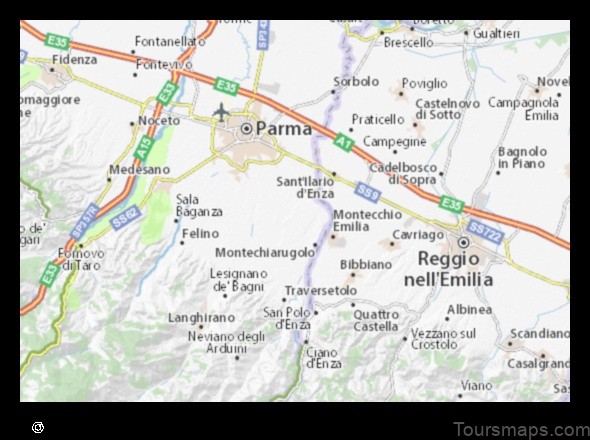 Map of Monticelli Terme Italy