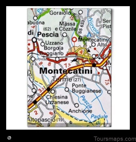 Map of Monticelli Terme Italy