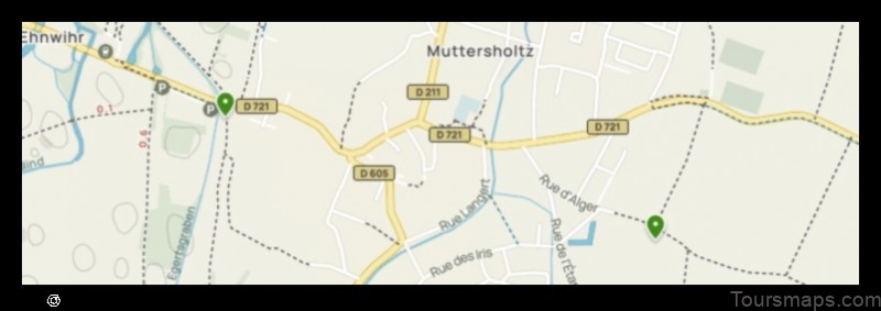 Map of Muttersholtz France