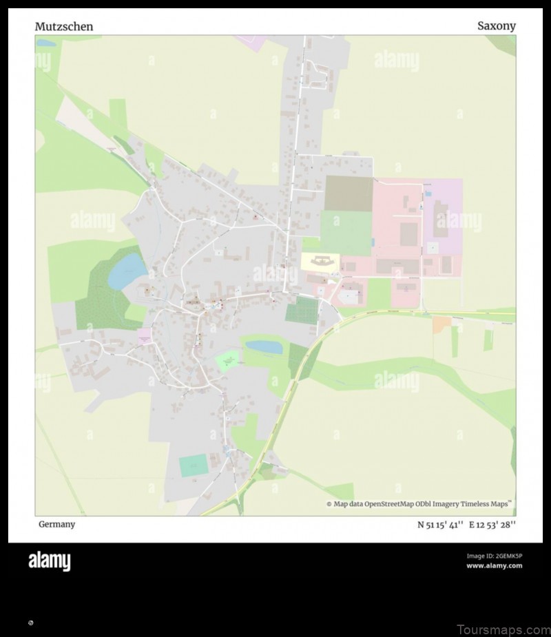 Map of Mutzschen Germany