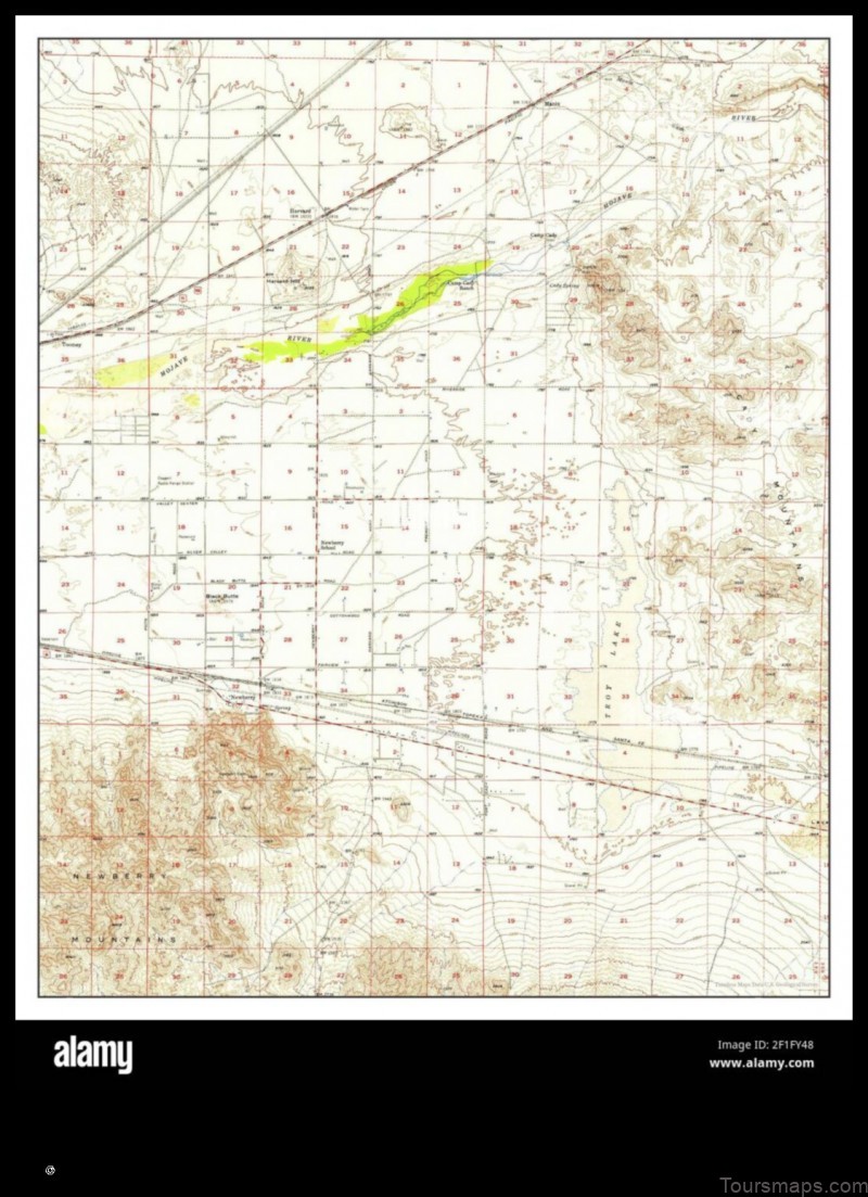 Map of Newberry United States