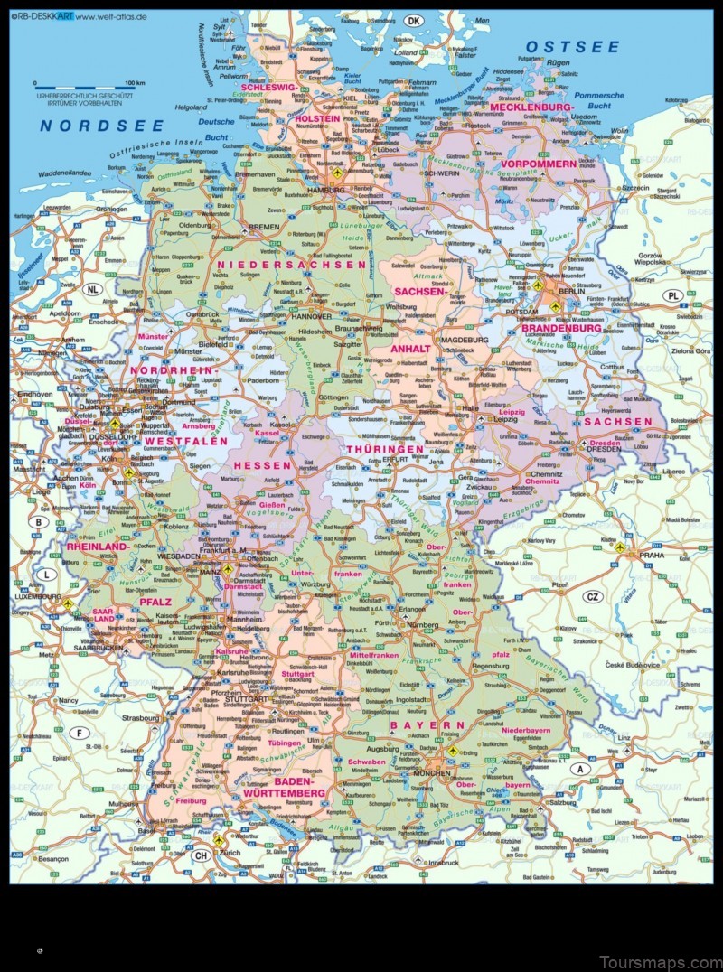 Map of Niedermerz Germany