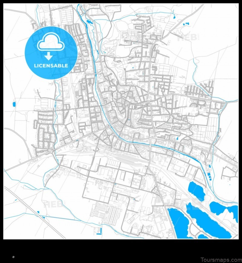 Map of Nordhausen Germany