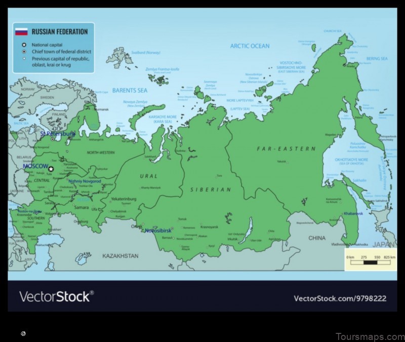 Map of Novogornyy Russian Federation