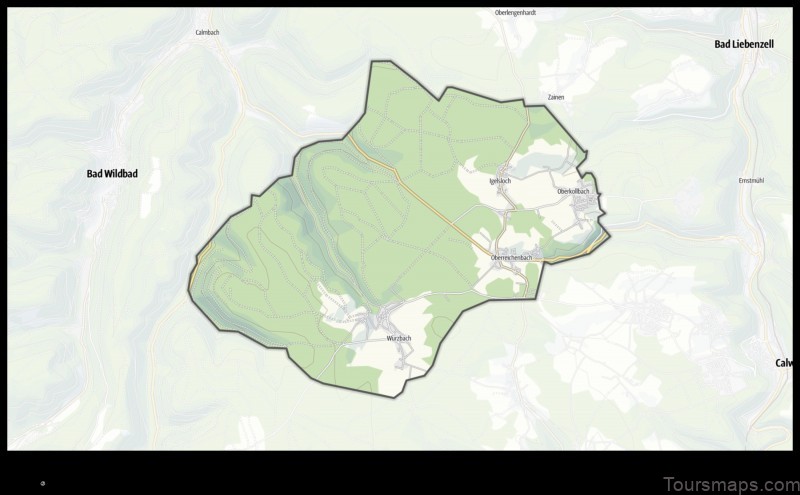 Map of Oberreichenbach Germany