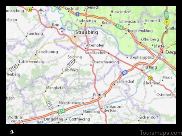 Map of Oberschneiding Germany