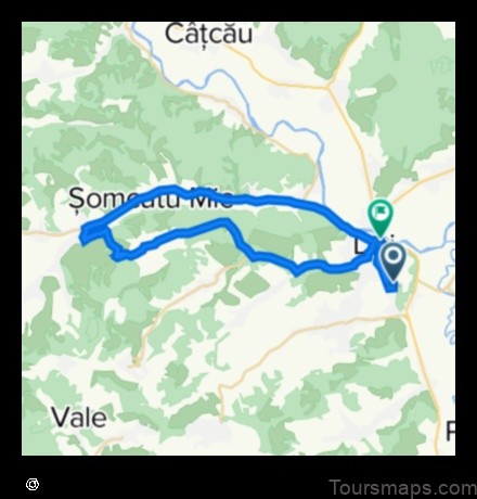 Map of Ocna Dejului Romania