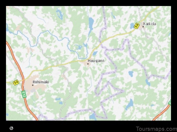 Map of Oitti Finland