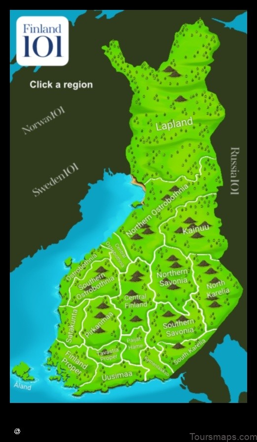 Map of Oitti Finland