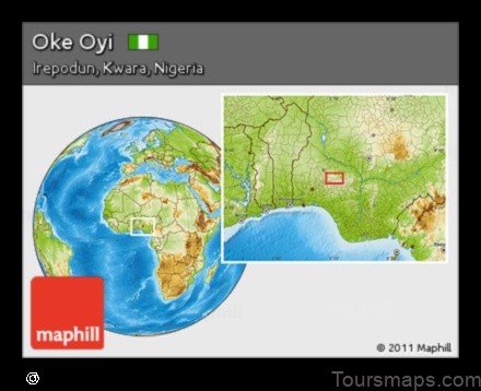 Map of Oke-Oyi Nigeria