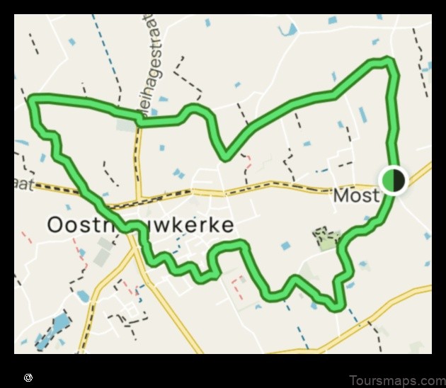 Map of Oostnieuwkerke Belgium