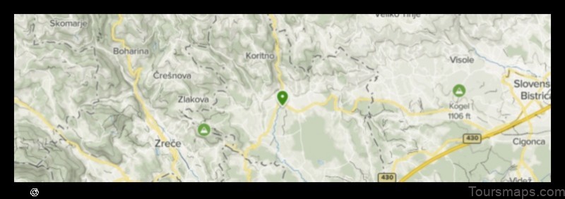 Map of Oplotnica Slovenia