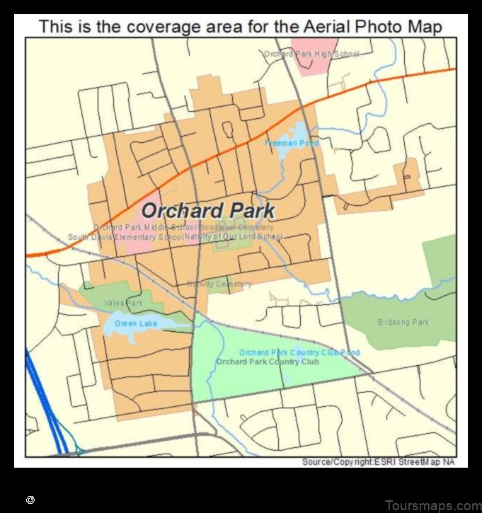 Map of Orchard Park United States