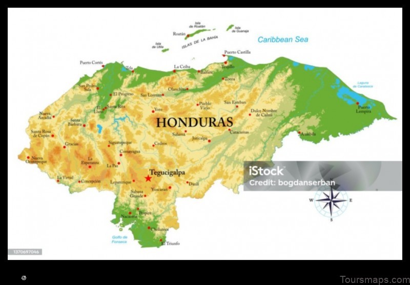 Map of Orocuina Honduras