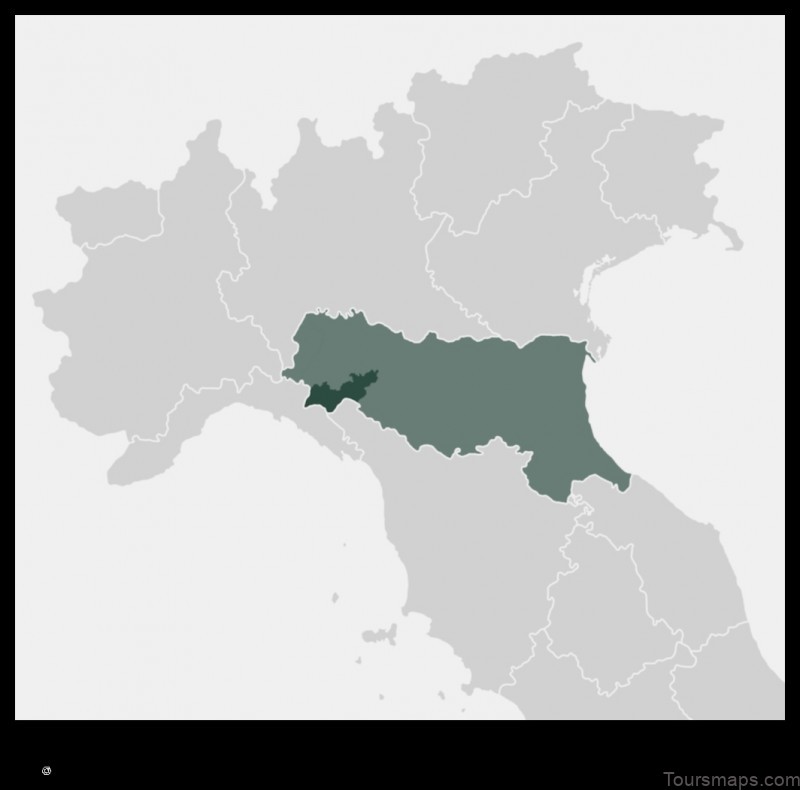 Map of Ozzano Taro Italy