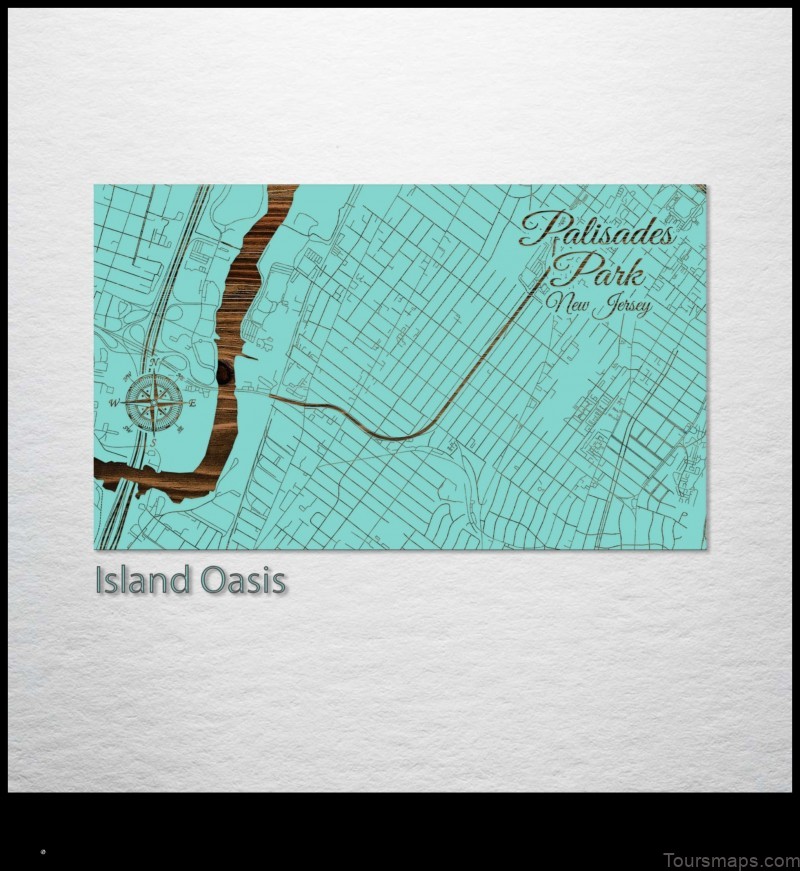 Map of Palisades Park United States