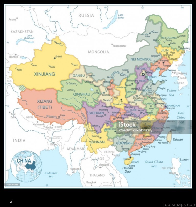 Map of Peixing China