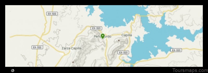 Map of Peñalsordo Spain