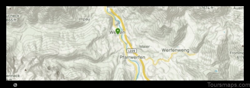 Map of Pfarrwerfen Austria