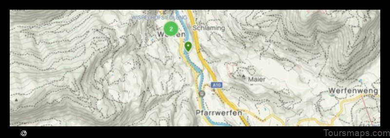 Map of Pfarrwerfen Austria