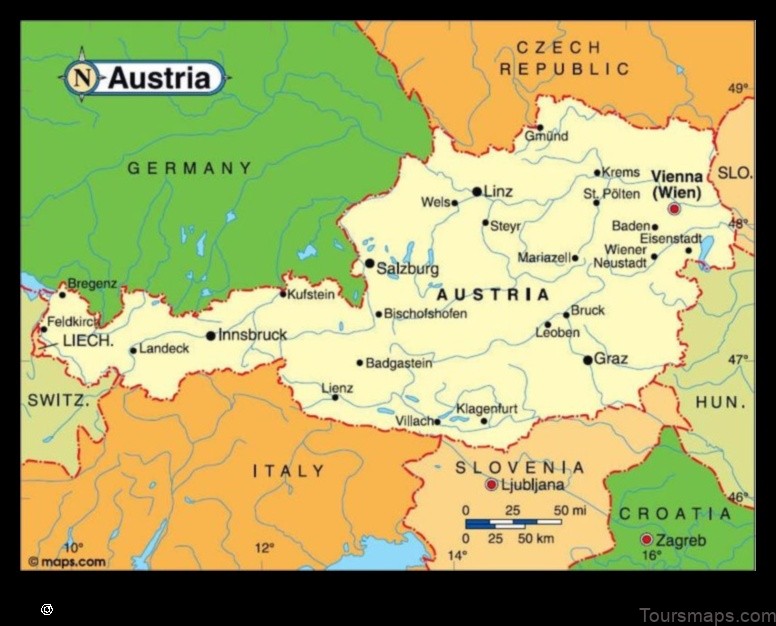 Map of Pfons Austria