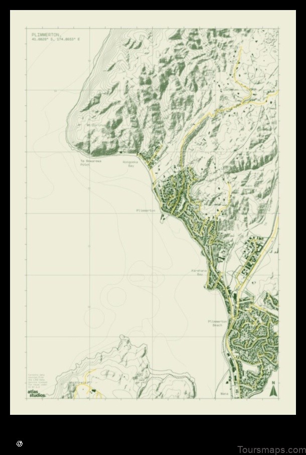 Map of Plimmerton New Zealand