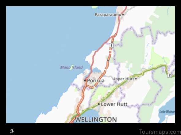 Map of Plimmerton New Zealand