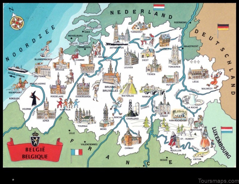 Map of Pondrôme Belgium