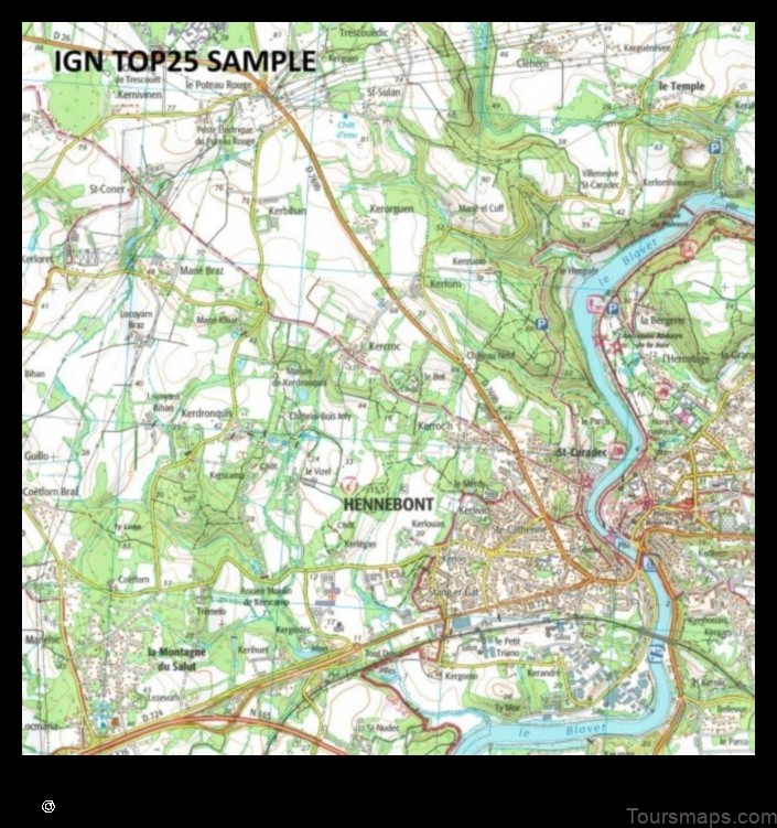 Map of Port-Brillet France