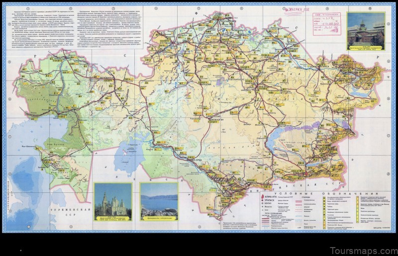 Map of Qorghalzhyn Kazakhstan