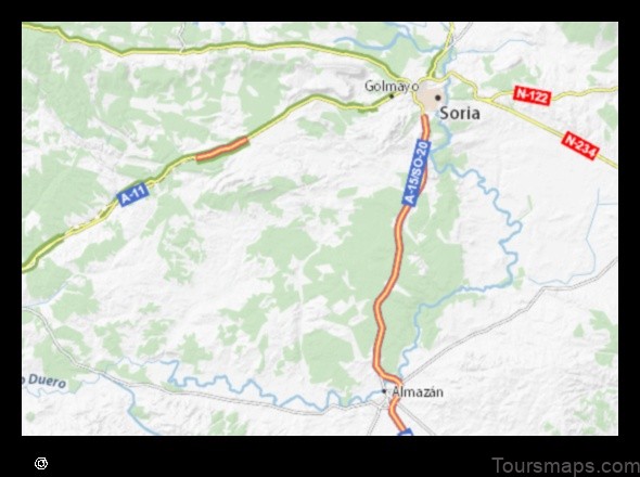 explore quintana redonda spain with this detailed map