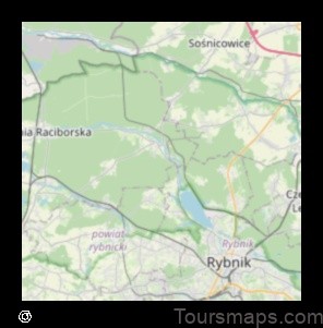 Map of Radlin Poland