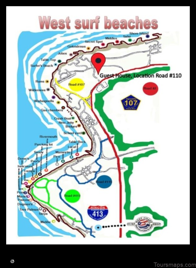 Map of Rafael Hernandez Puerto Rico