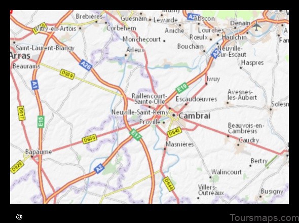 Map of Raillencourt-Sainte-Olle France