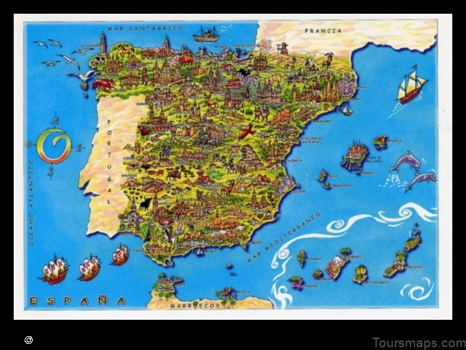 Map of Retascón Spain