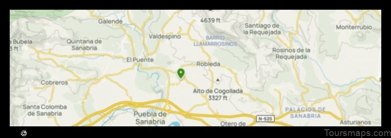 Map of Robleda-Cervantes Spain