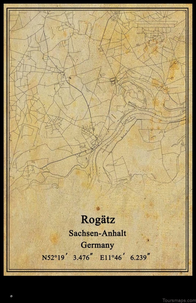 Map of Rogätz Germany