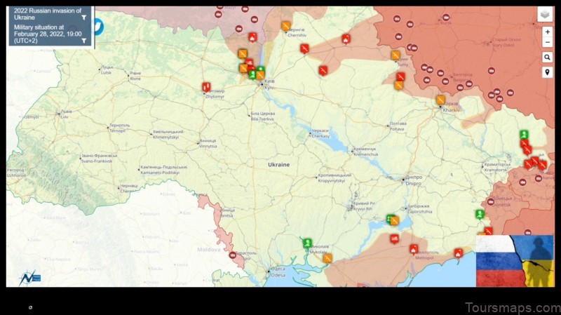 Map of Rohatyn Ukraine