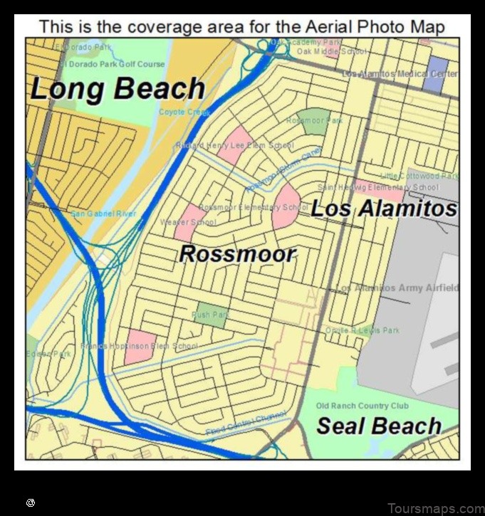 Map of Rossmoor United States