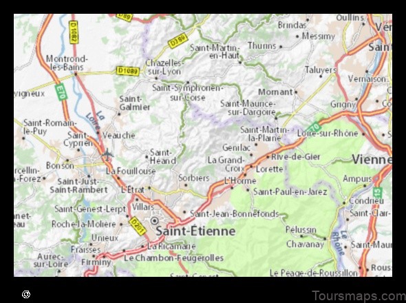 explore saint christo en jarez france with this detailed map